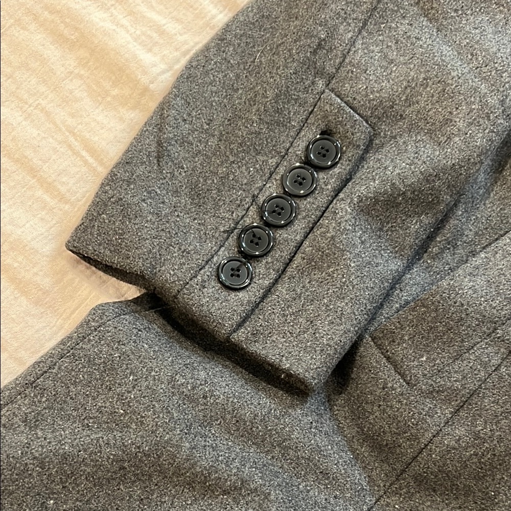Allegra K Men’s Double-Breasted Trench Coat | Size 44/Medium - Picture 5 of 8